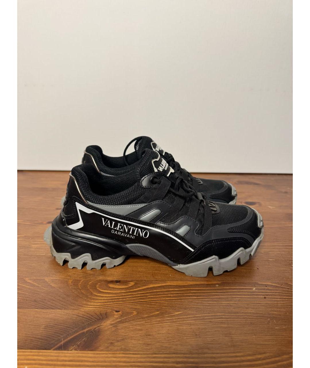 VALENTINO Черные кроссовки, фото 2