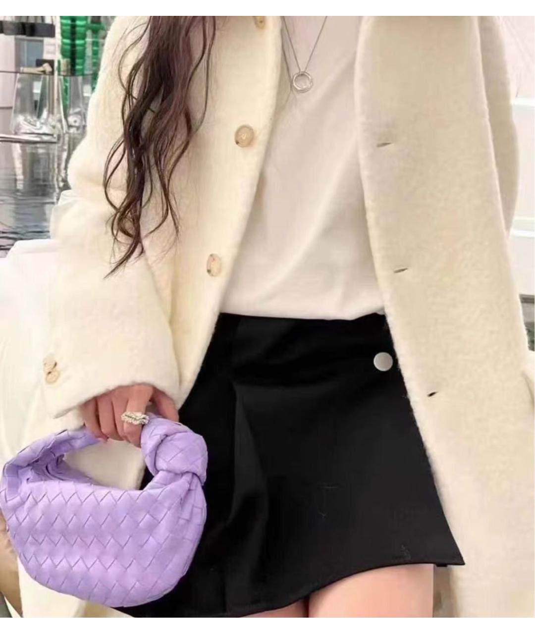 BOTTEGA VENETA Фиолетовая кожаная сумка с короткими ручками, фото 2