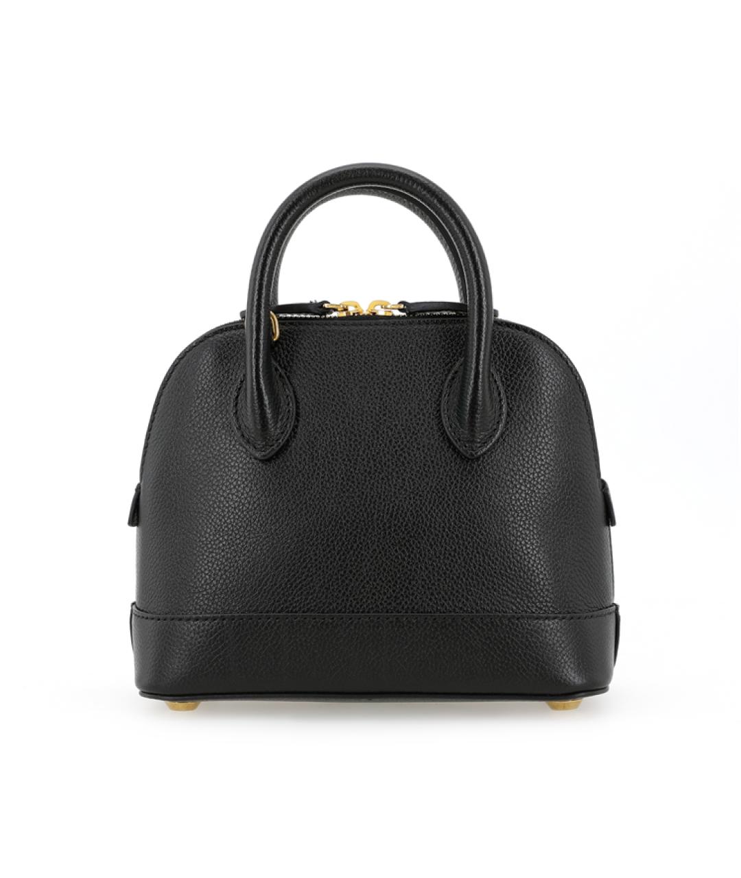 BALENCIAGA Черная кожаная сумка через плечо, фото 5