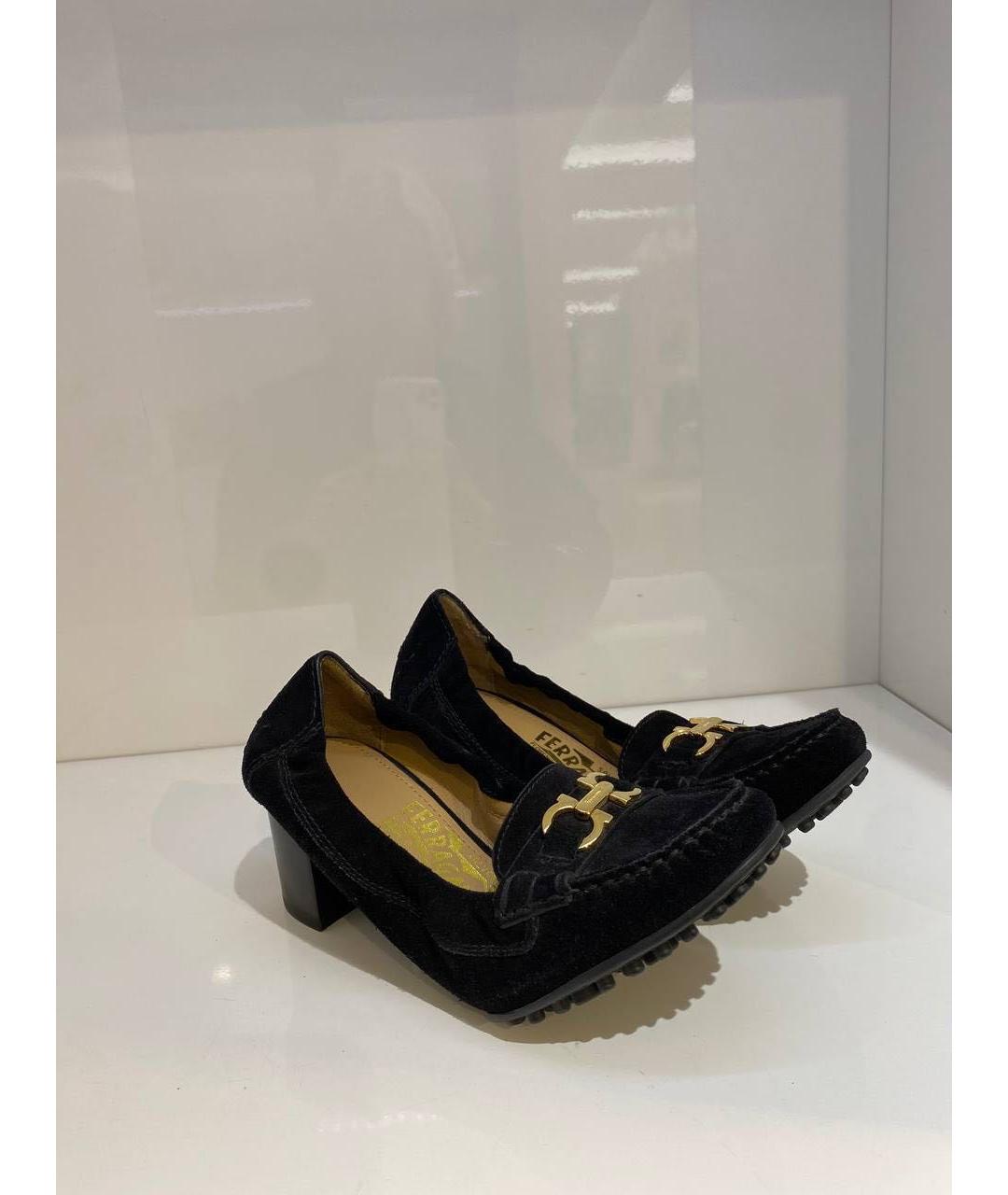 FERRAGAMO Черные туфли, фото 2