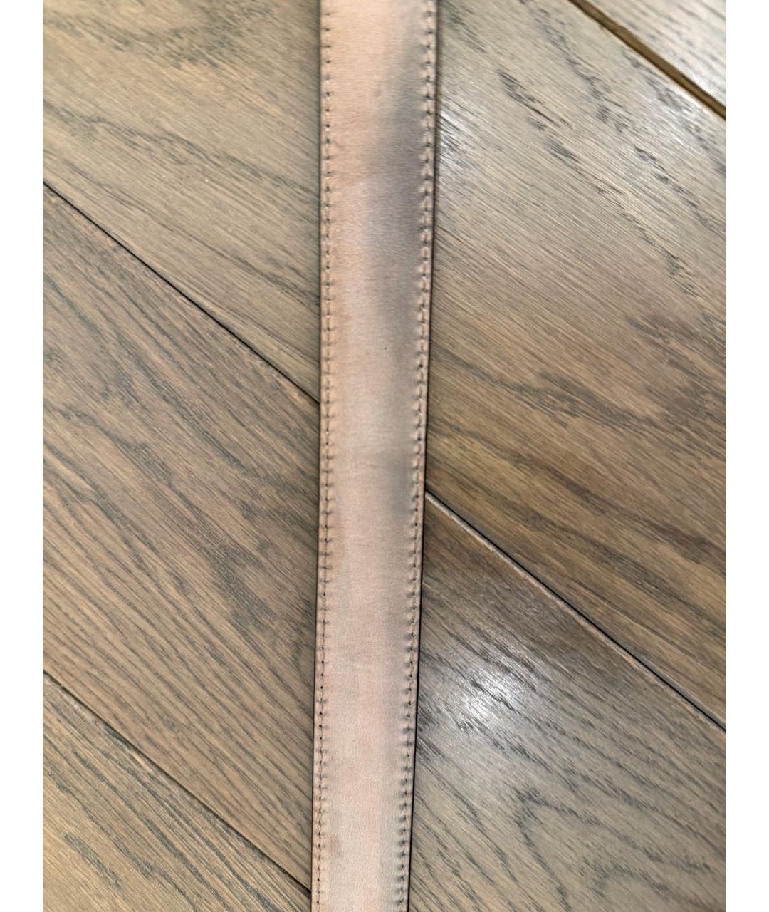 GUCCI Черный кожаный ремень, фото 5