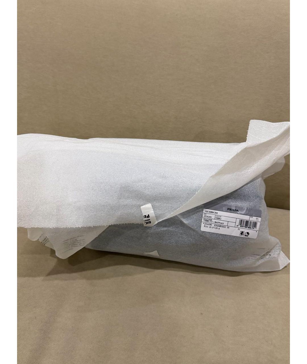PRADA Черная барсетка, фото 7