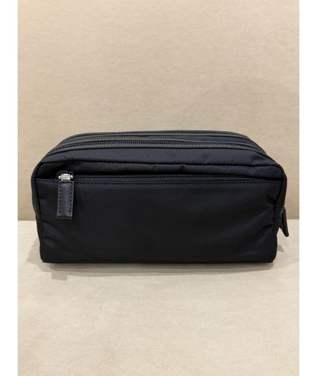 PRADA Черная барсетка, фото 3