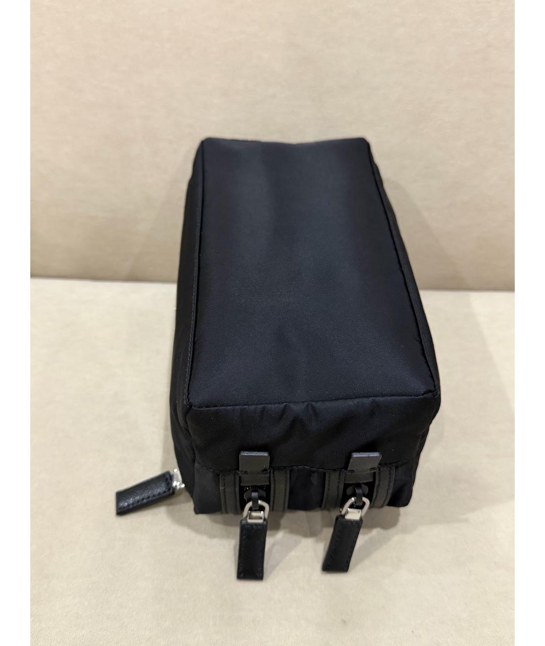 PRADA Черная барсетка, фото 6