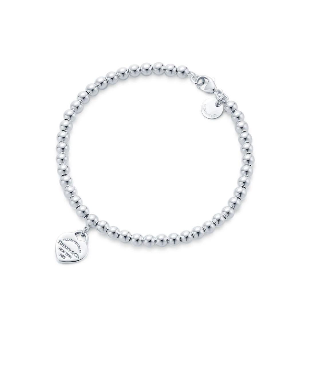 TIFFANY&CO Розовый серебряный браслет, фото 2