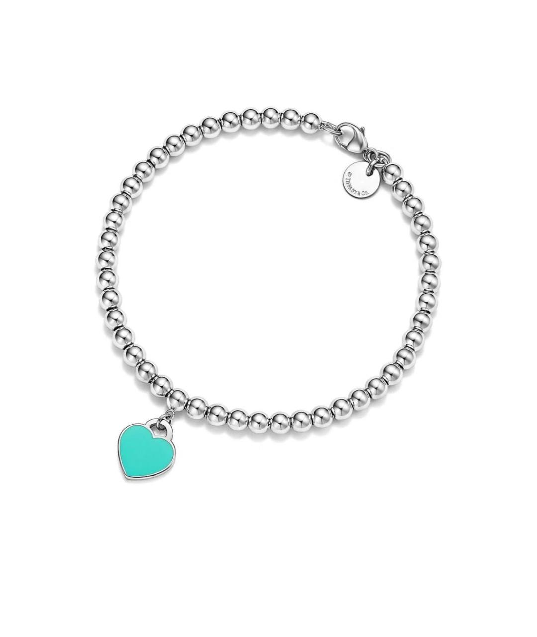 TIFFANY&CO Бирюзовый серебряный браслет, фото 1