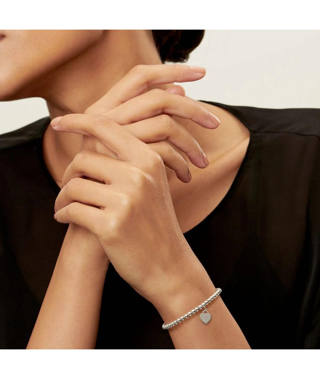 TIFFANY&CO Бирюзовый серебряный браслет, фото 6