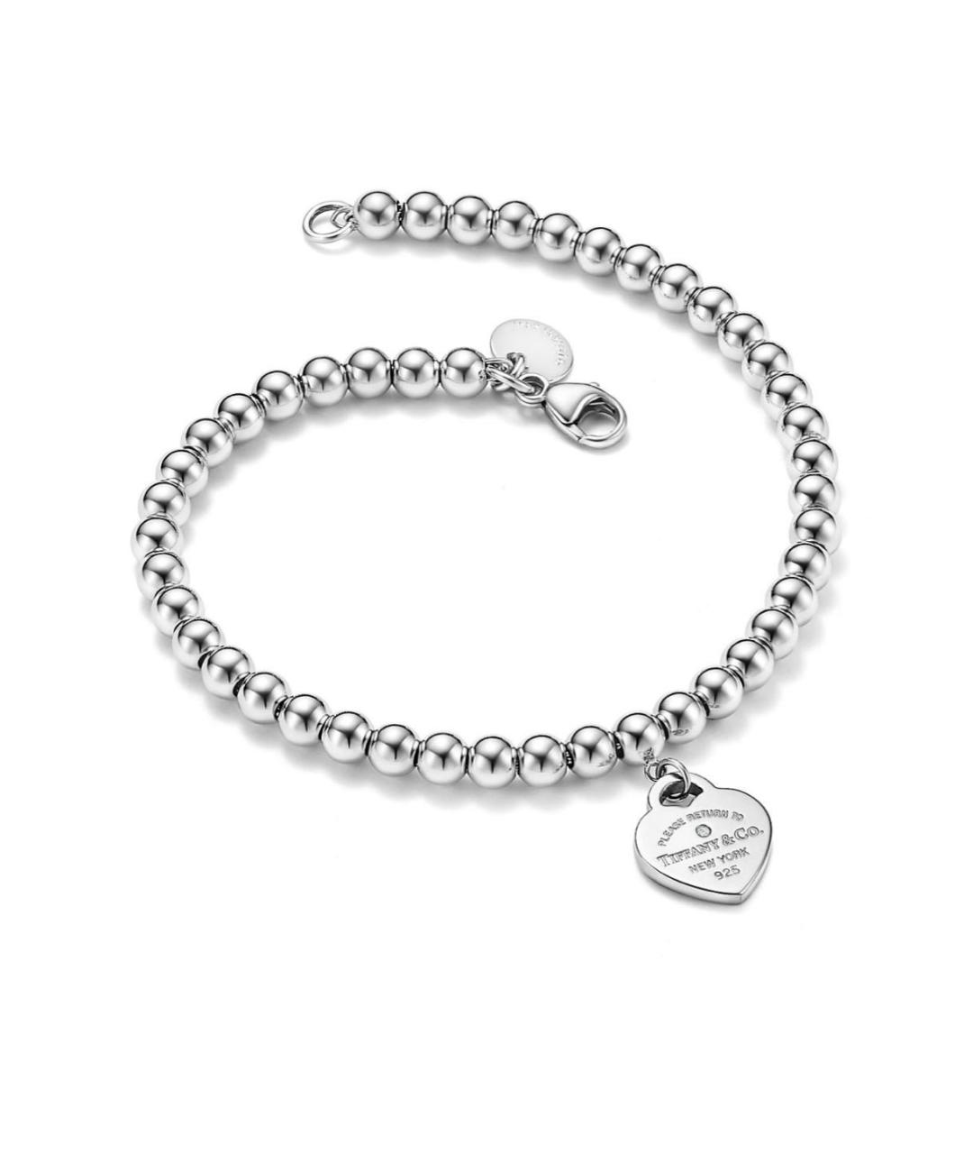 TIFFANY&CO Бирюзовый серебряный браслет, фото 4