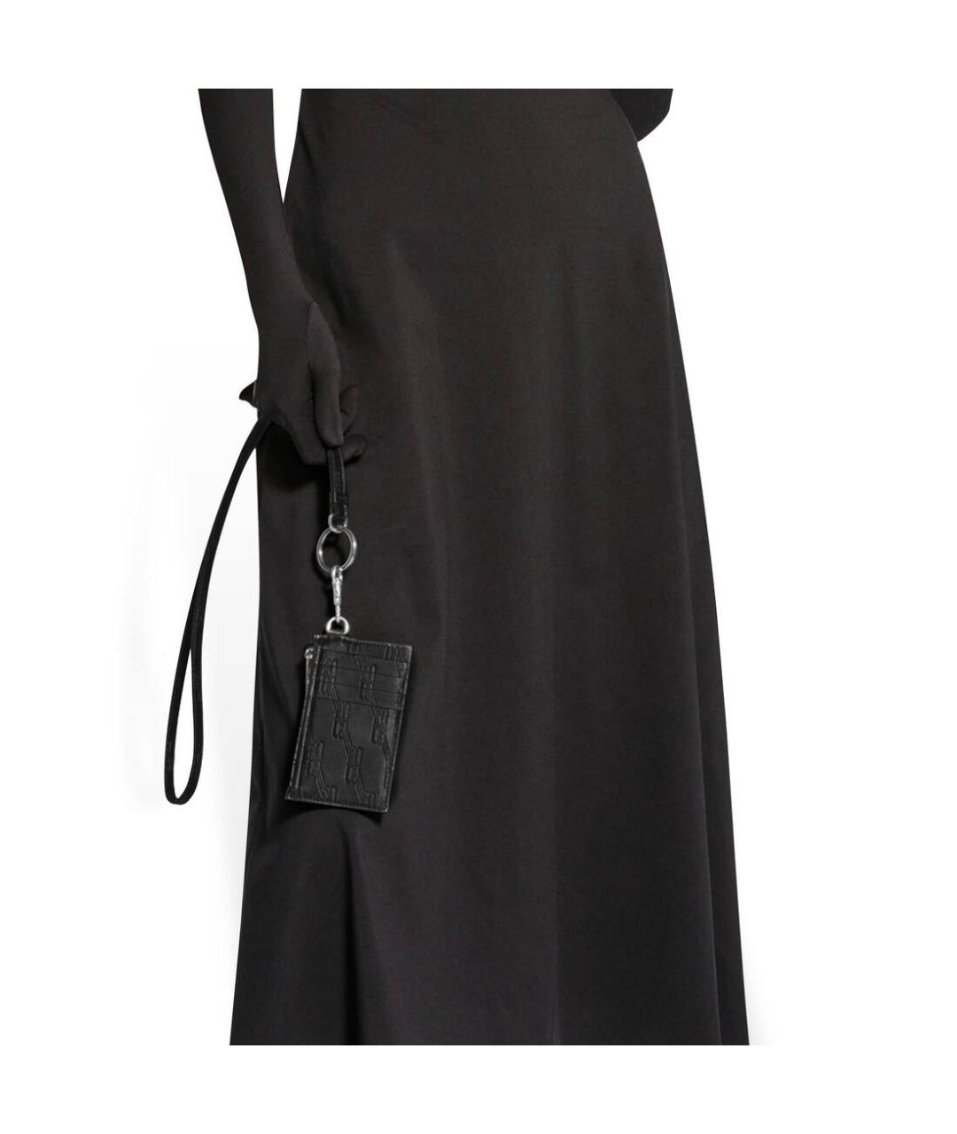 BALENCIAGA Черный кожаный кардхолдер, фото 7