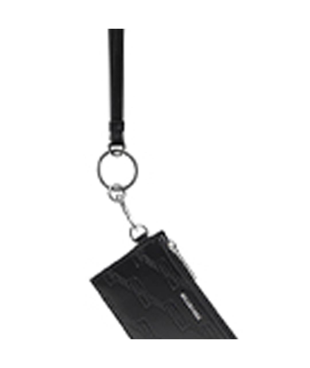 BALENCIAGA Черный кожаный кардхолдер, фото 6