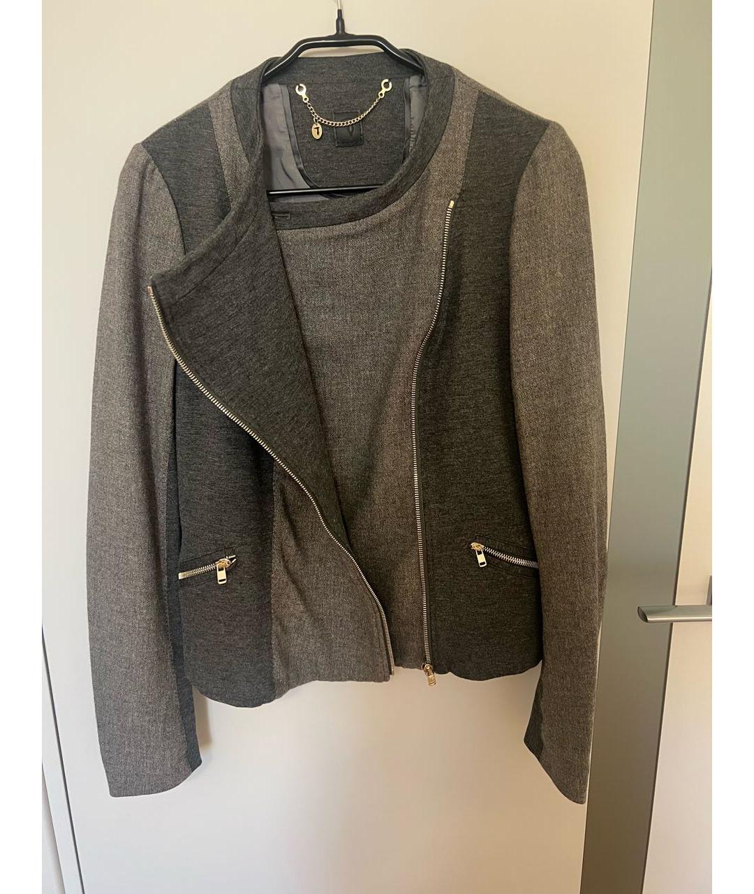TRUSSARDI Серый жакет/пиджак, фото 6