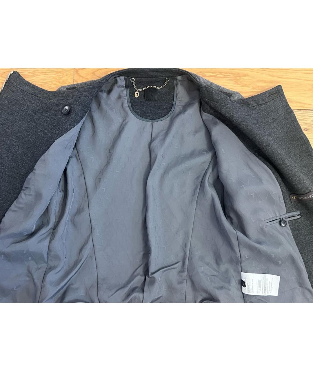 TRUSSARDI Серый жакет/пиджак, фото 5
