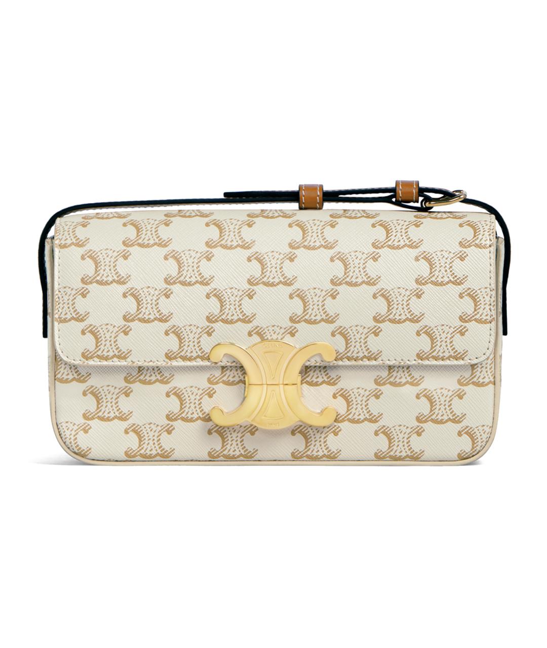 CELINE Бежевая сумка через плечо, фото 1