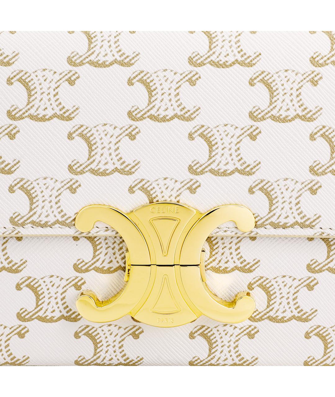 CELINE Бежевая сумка через плечо, фото 7