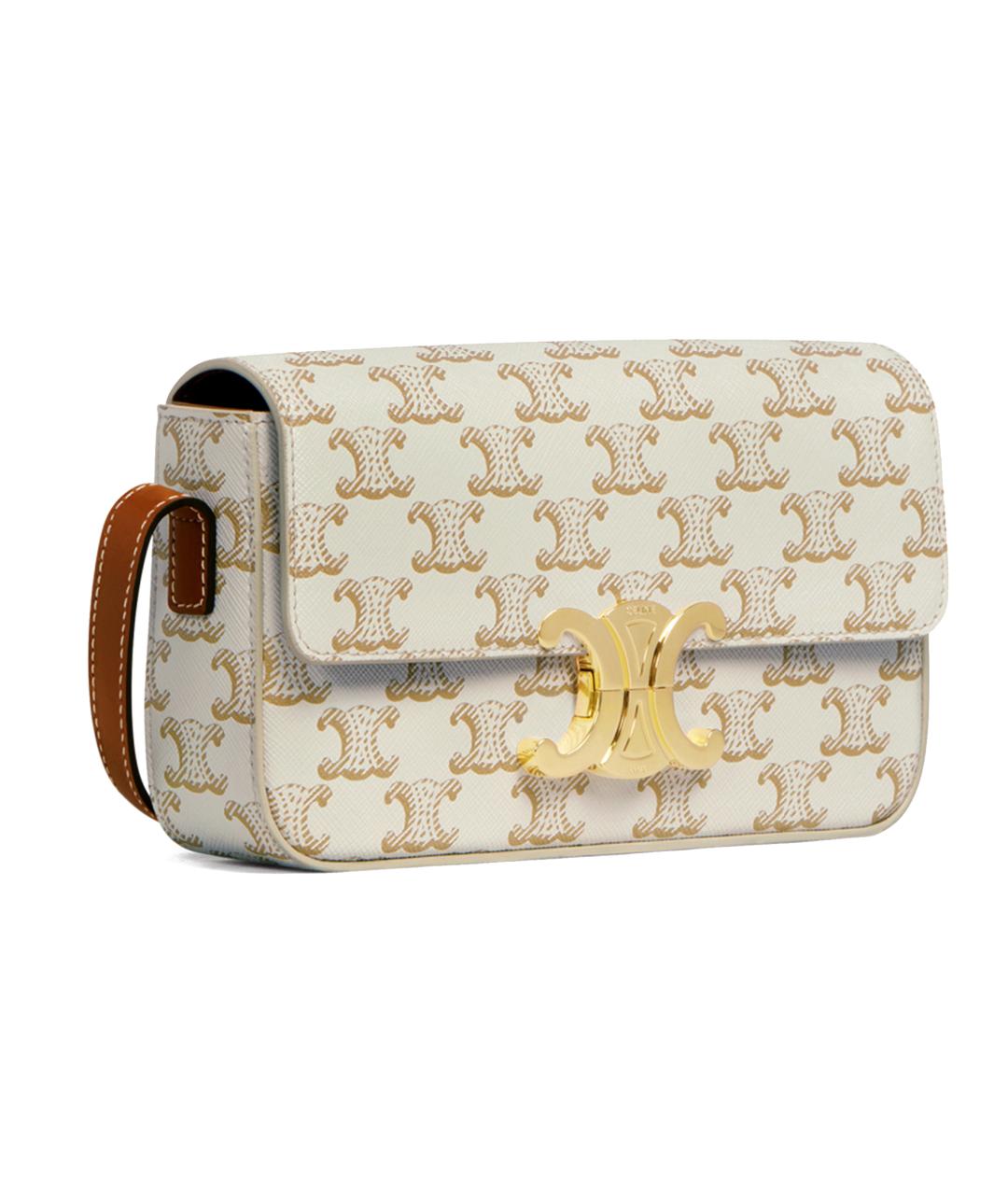 CELINE Бежевая сумка через плечо, фото 2