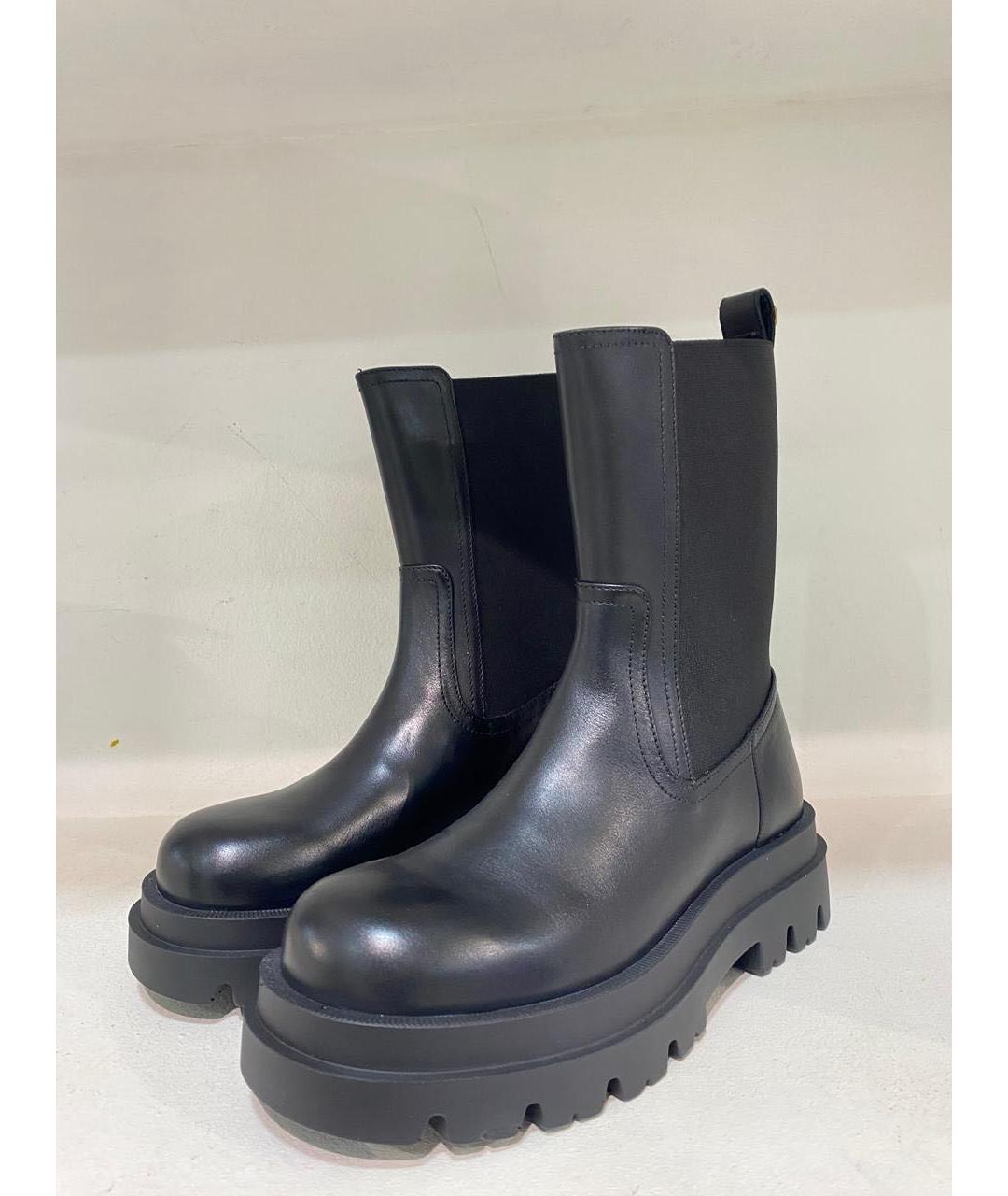 TWIN-SET Черные кожаные ботильоны, фото 5