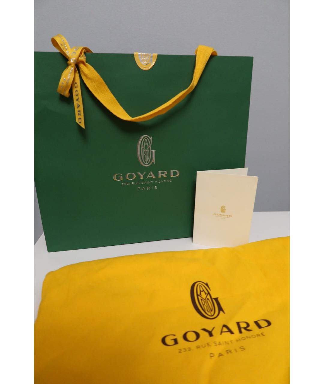 GOYARD Коричневая кожаная сумка на плечо, фото 5