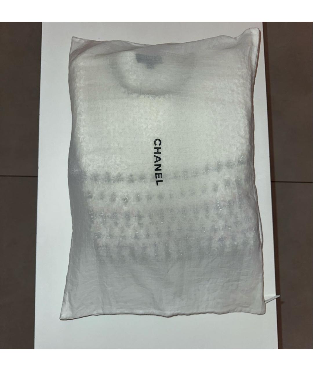 CHANEL Мульти кашемировое коктейльное платье, фото 5