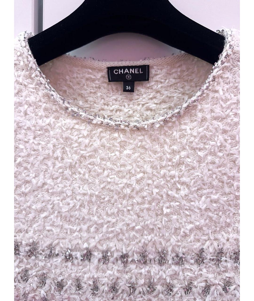 CHANEL Мульти кашемировое коктейльное платье, фото 3