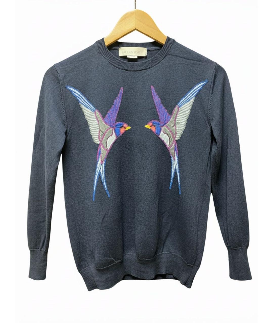 STELLA MCCARTNEY Темно-синий шерстяной джемпер / свитер, фото 7