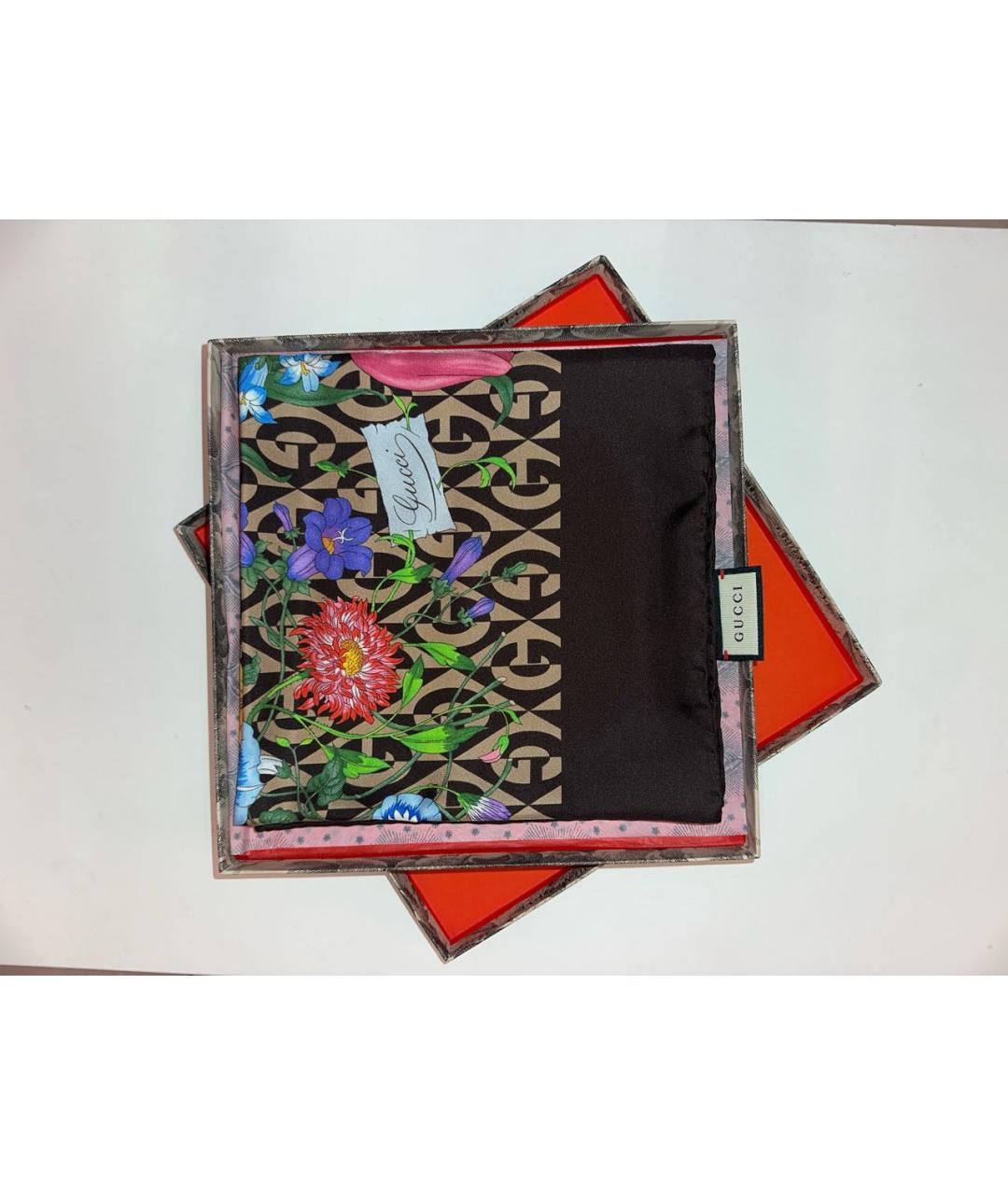 GUCCI Мульти шелковый платок, фото 6
