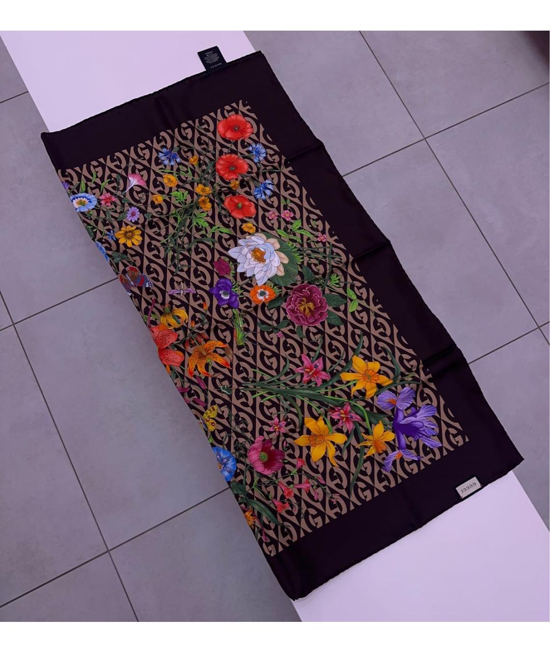 GUCCI Мульти шелковый платок, фото 3
