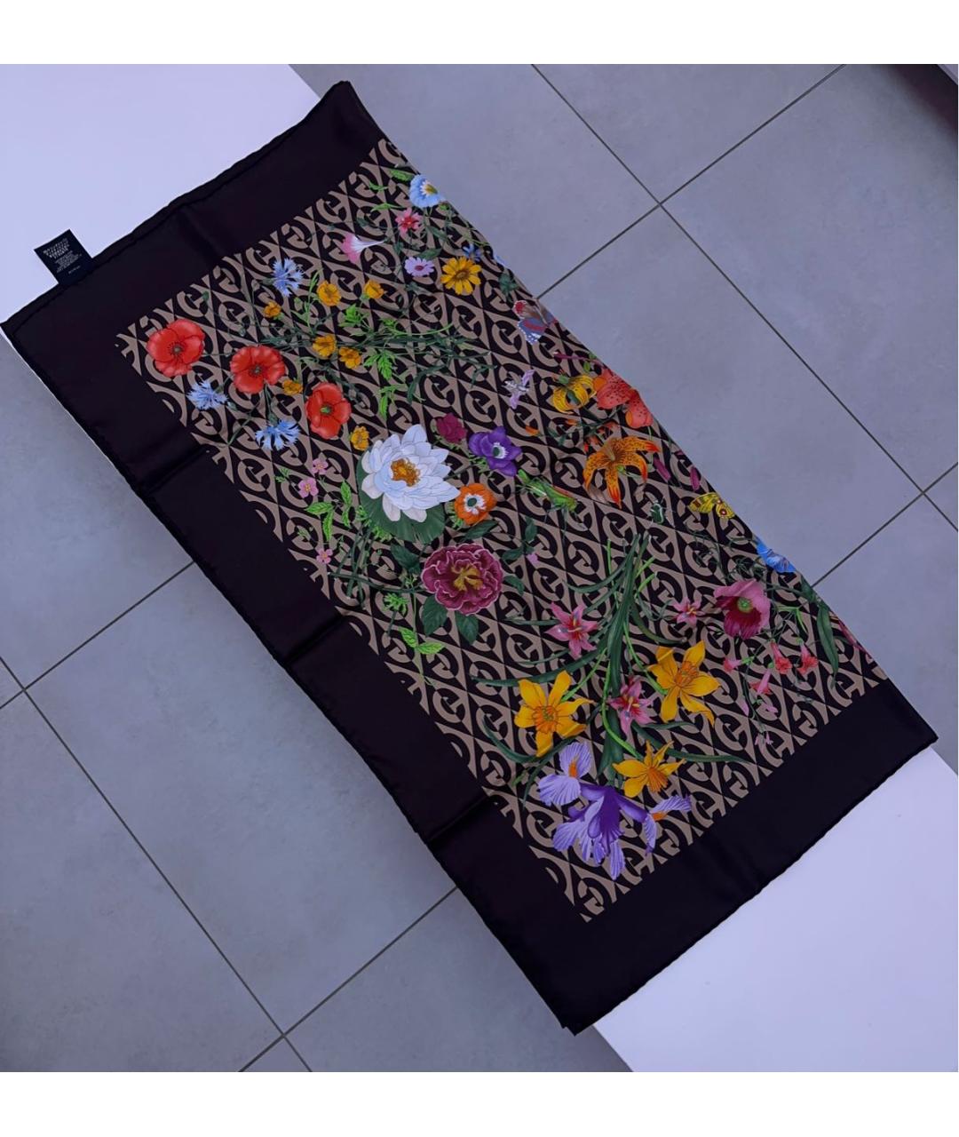 GUCCI Мульти шелковый платок, фото 4