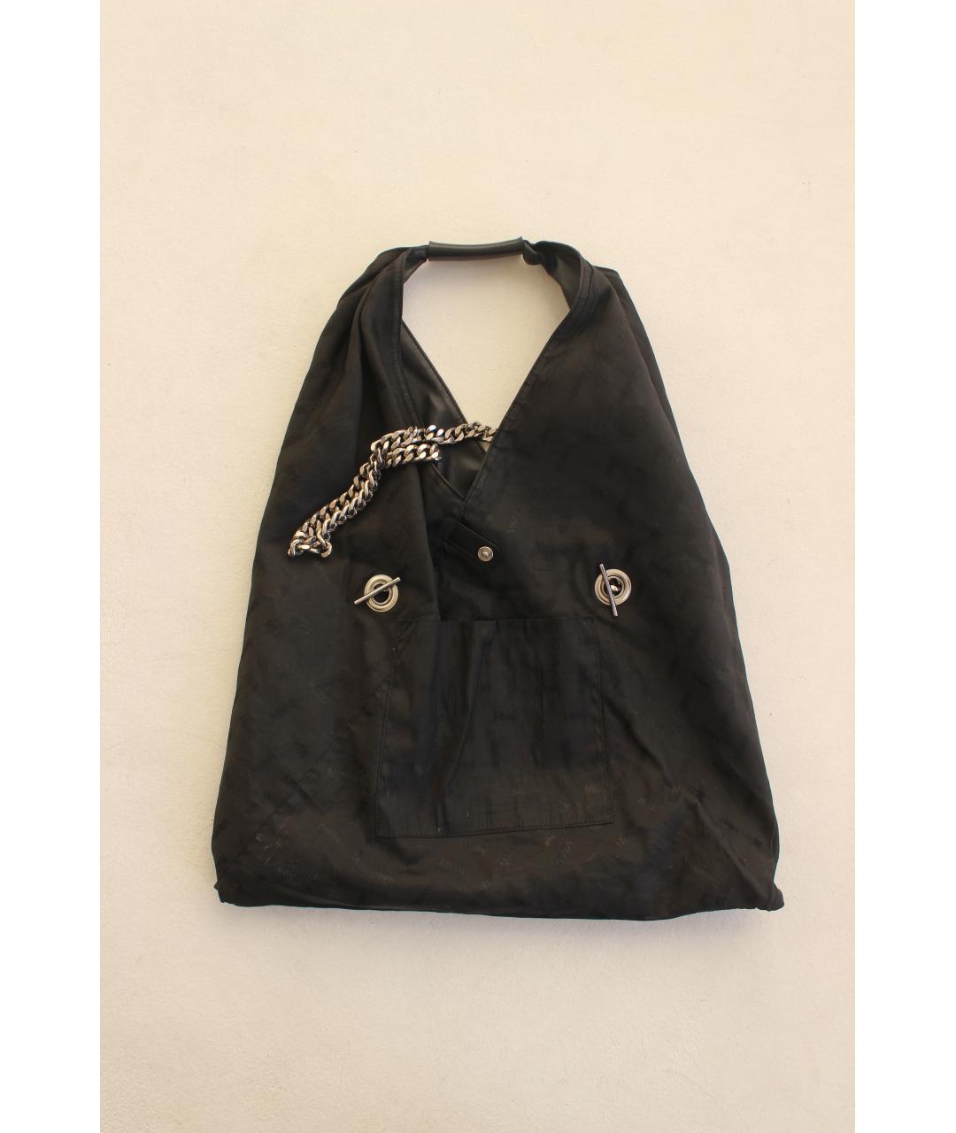 MM6 MAISON MARGIELA Черная сумка через плечо из искусственной кожи, фото 3