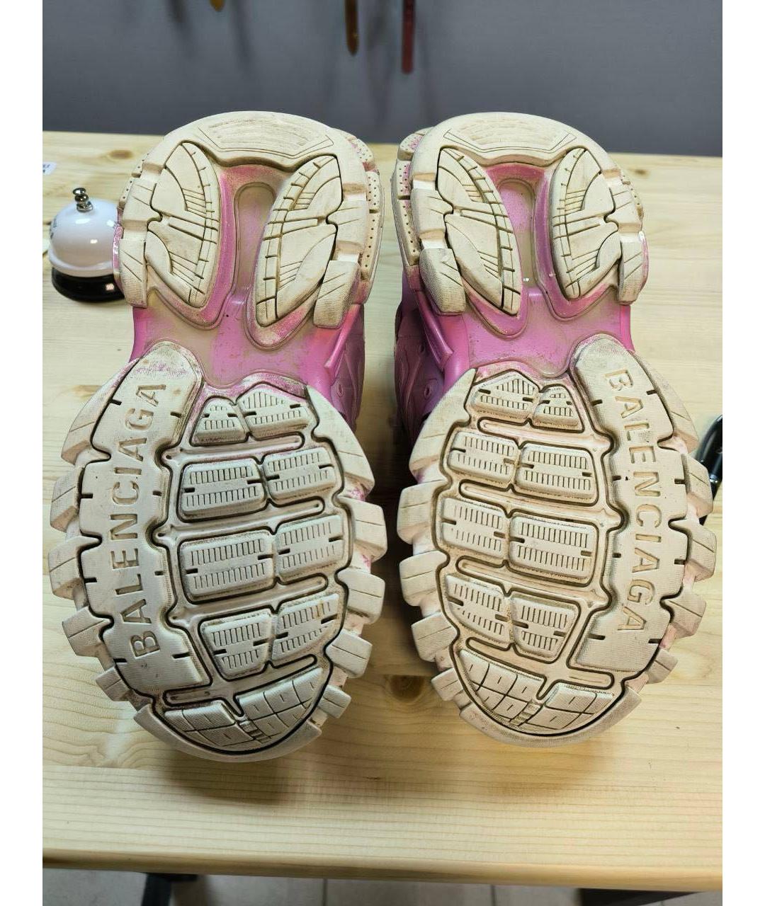 BALENCIAGA Розовые кроссовки, фото 5