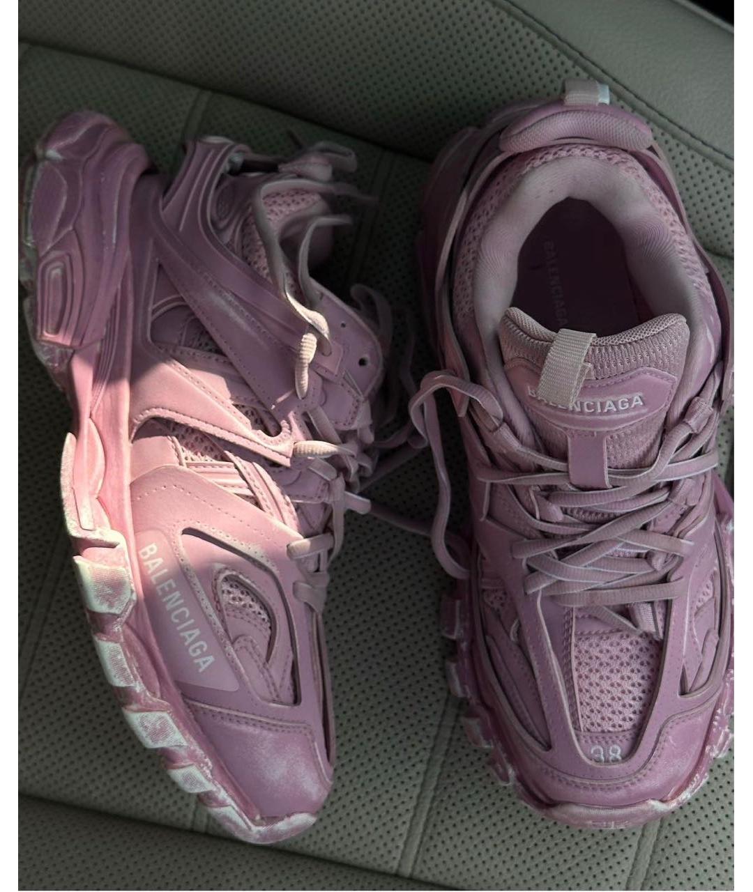 BALENCIAGA Розовые кроссовки, фото 7