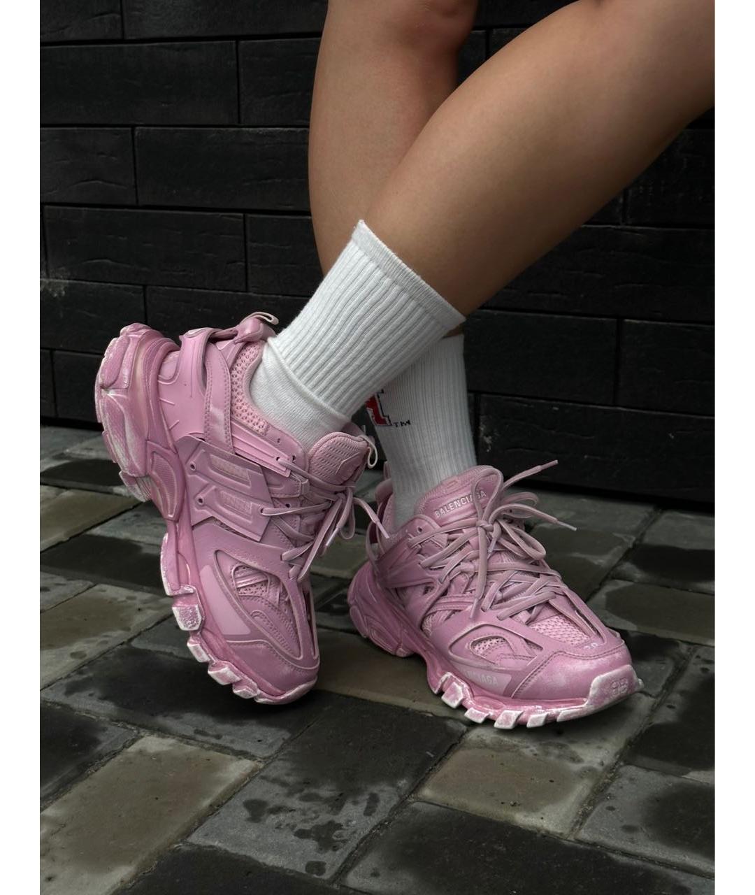 BALENCIAGA Розовые кроссовки, фото 6