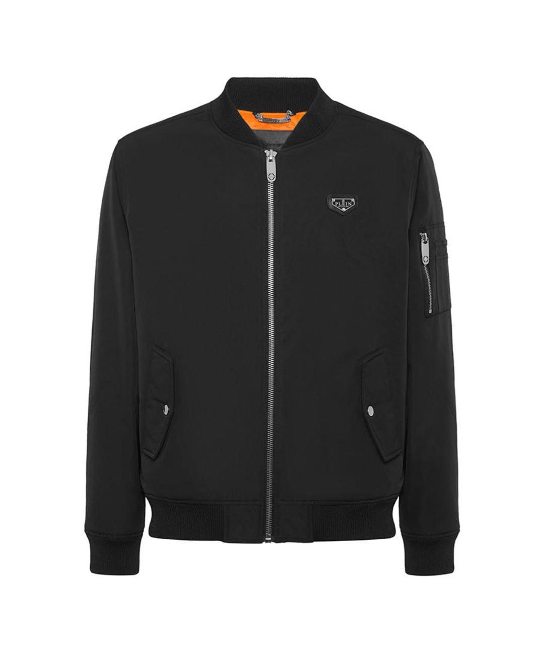 PHILIPP PLEIN Черная полиэстеровая куртка, фото 1