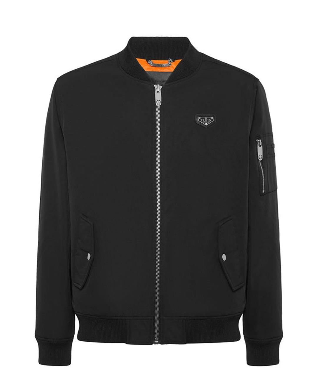 PHILIPP PLEIN Черная полиэстеровая куртка, фото 3