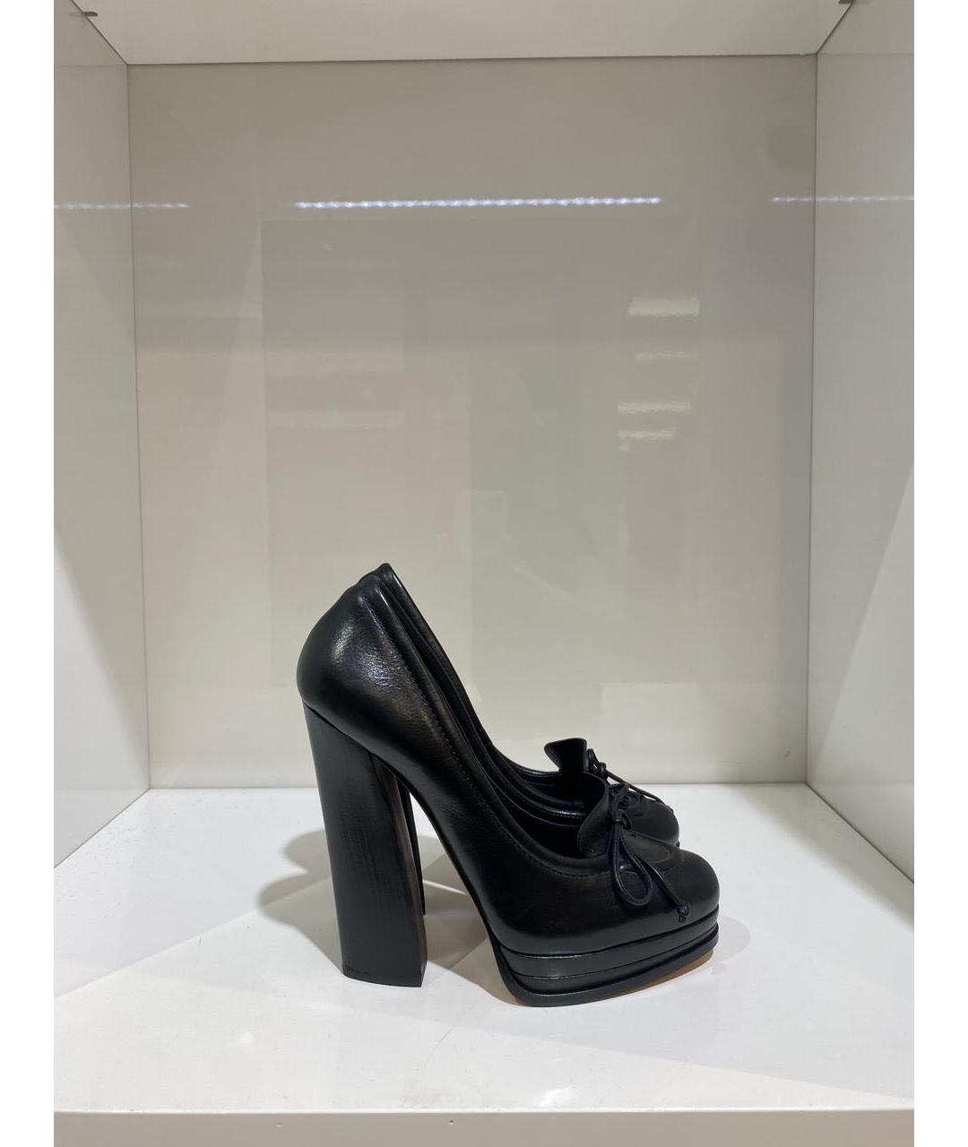 CASADEI Черные кожаные туфли, фото 4