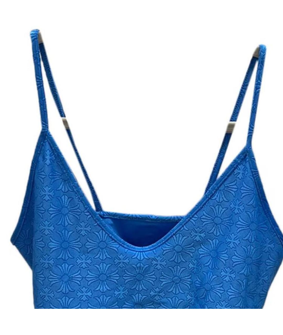 CHROME HEARTS Синяя майка, фото 6