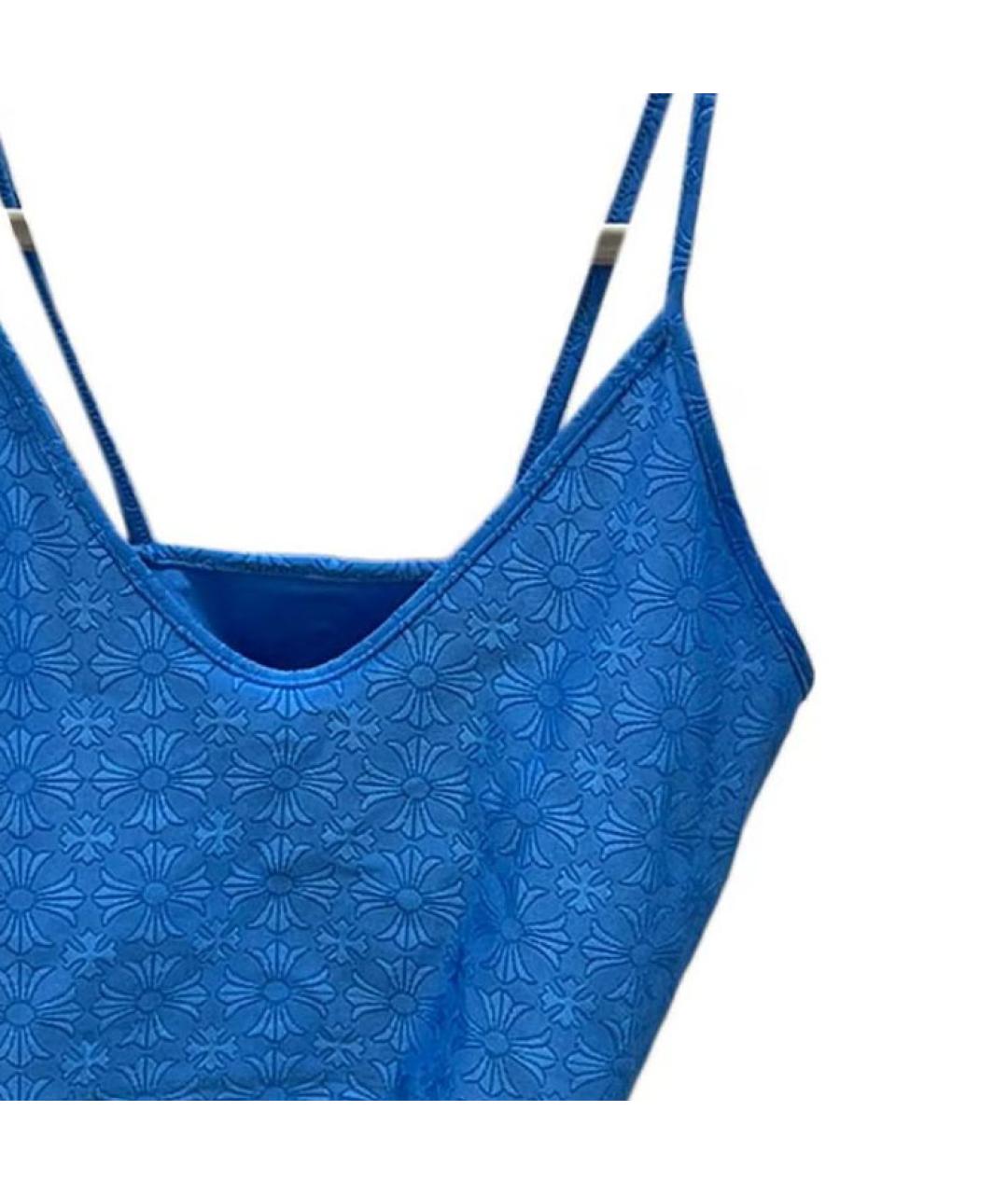 CHROME HEARTS Синяя майка, фото 4