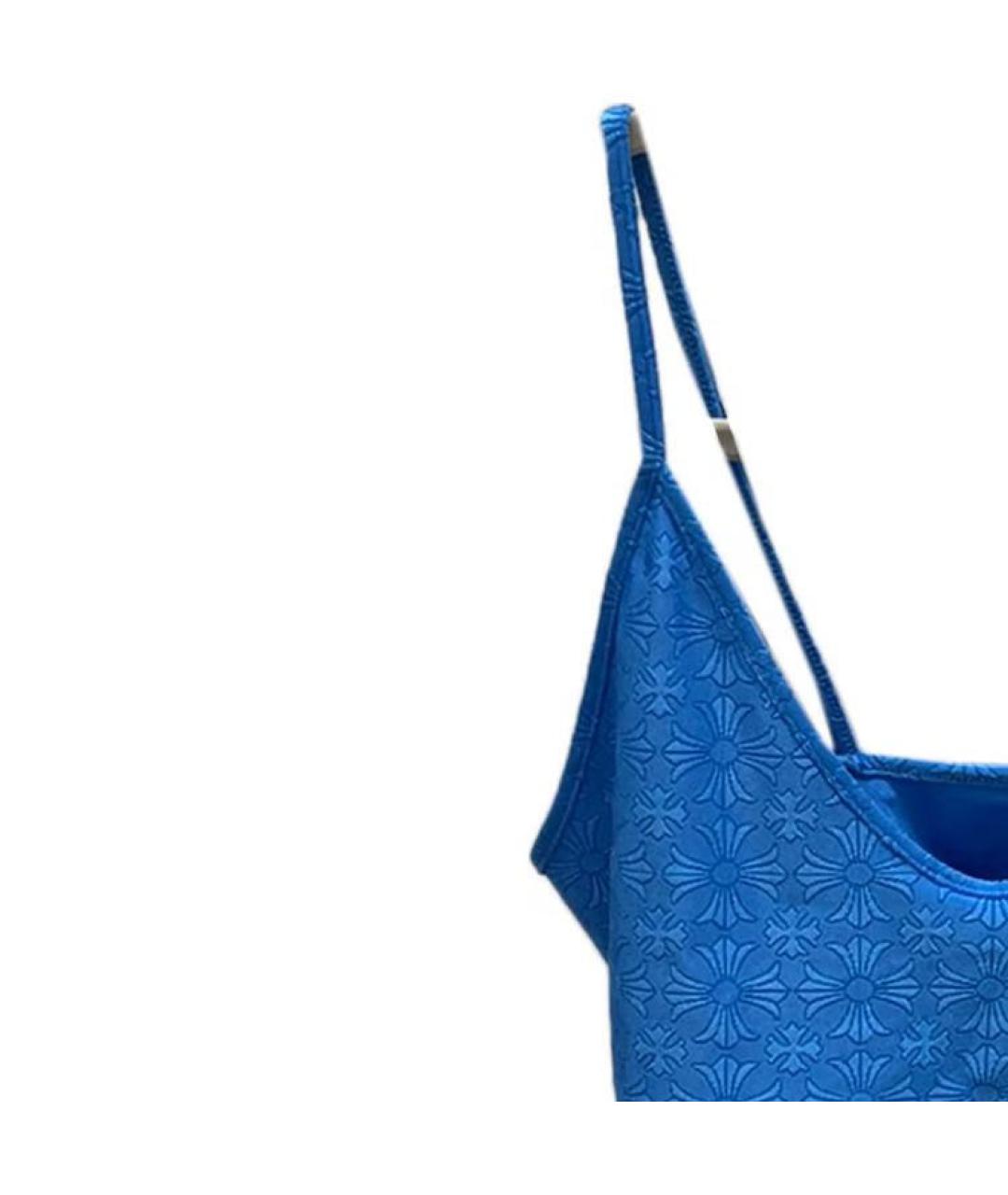 CHROME HEARTS Синяя майка, фото 2