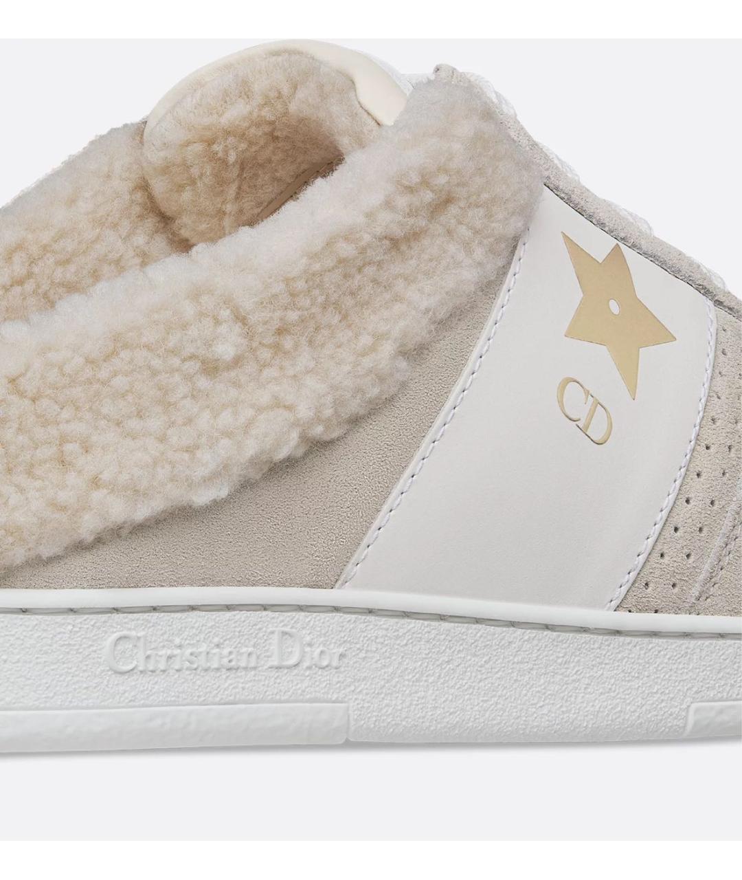 CHRISTIAN DIOR Бежевые кеды, фото 4