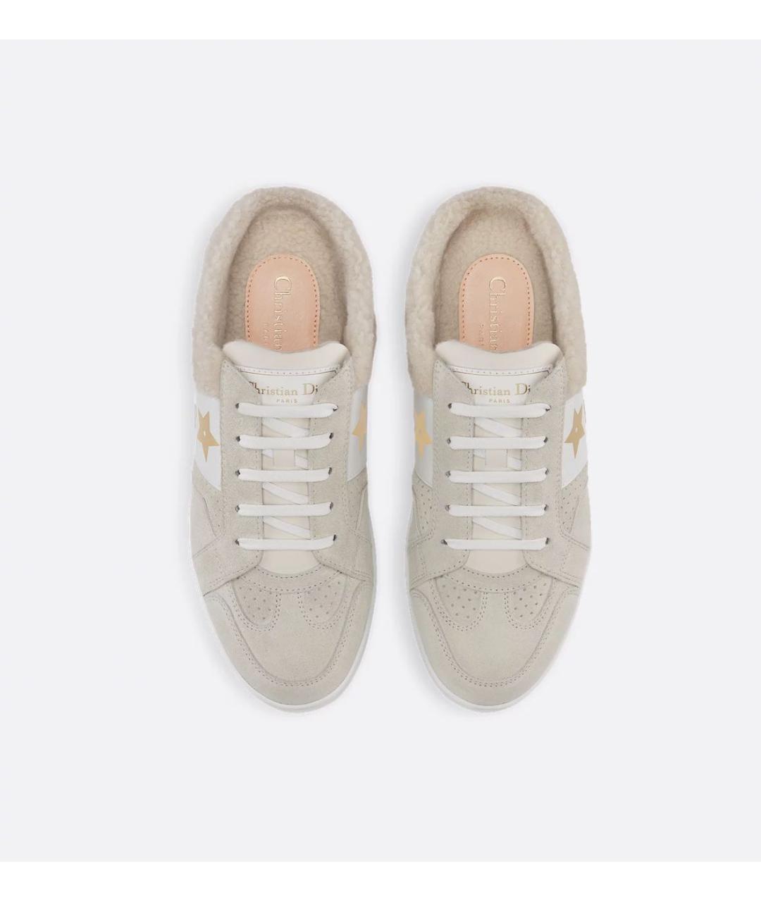 CHRISTIAN DIOR Бежевые кеды, фото 3