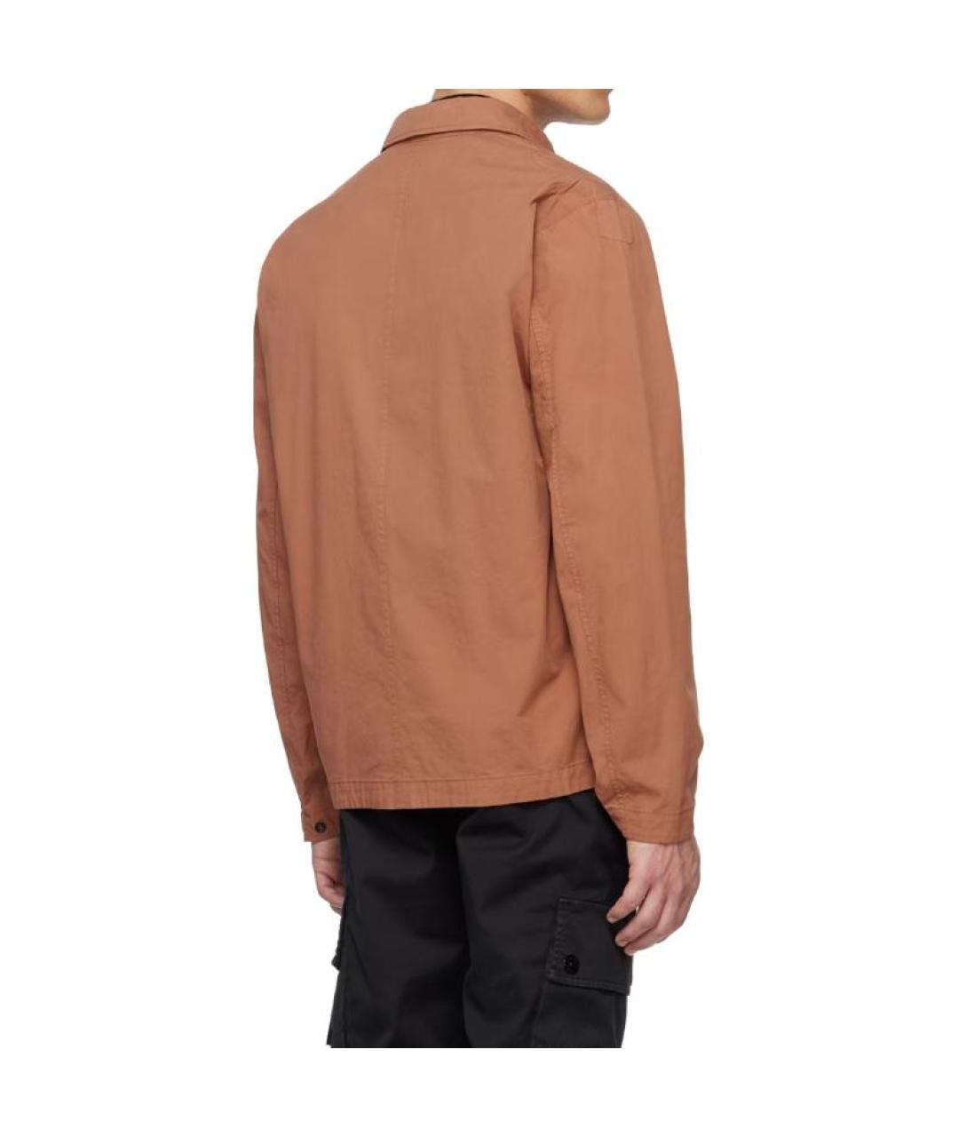 STONE ISLAND Хлопковая кэжуал рубашка, фото 5