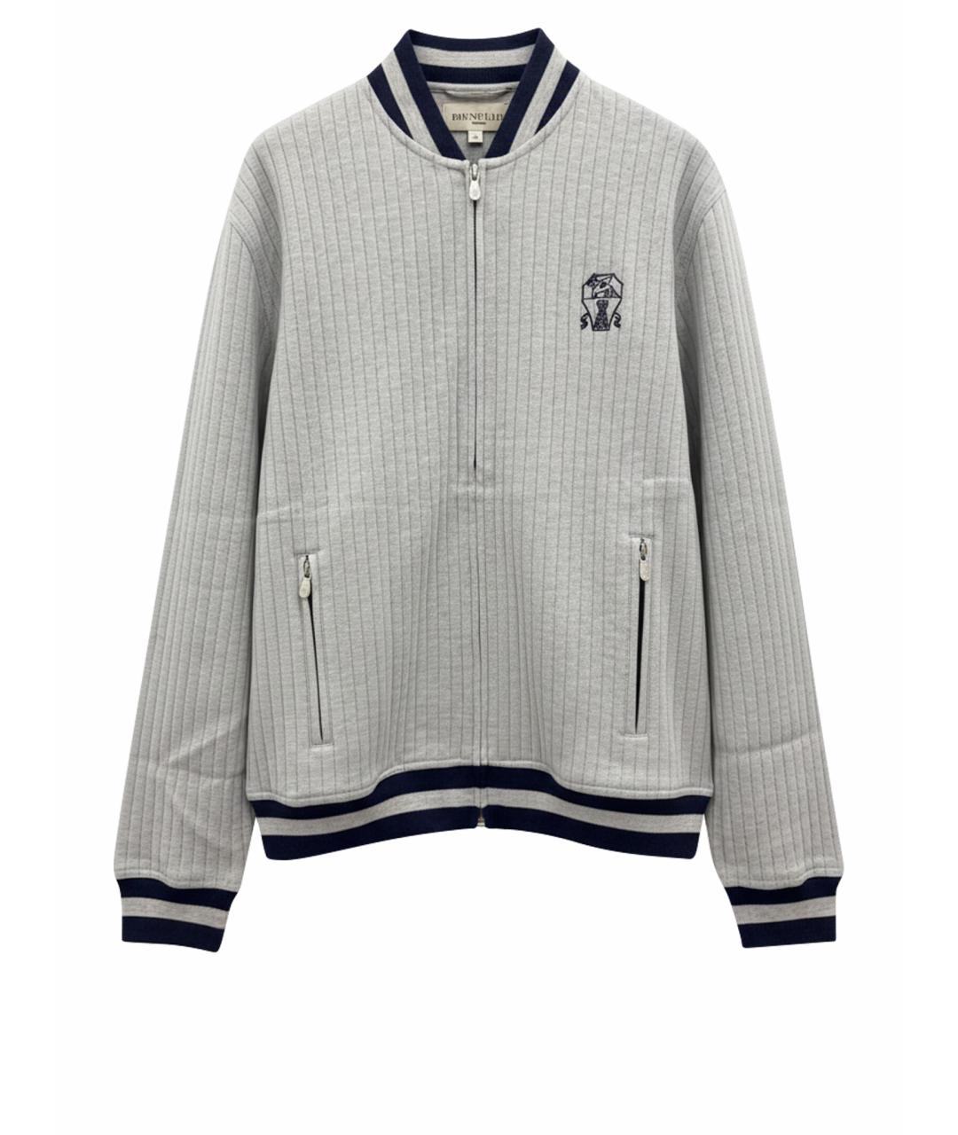 BRUNELLO CUCINELLI Серый хлопковый кардиган, фото 1