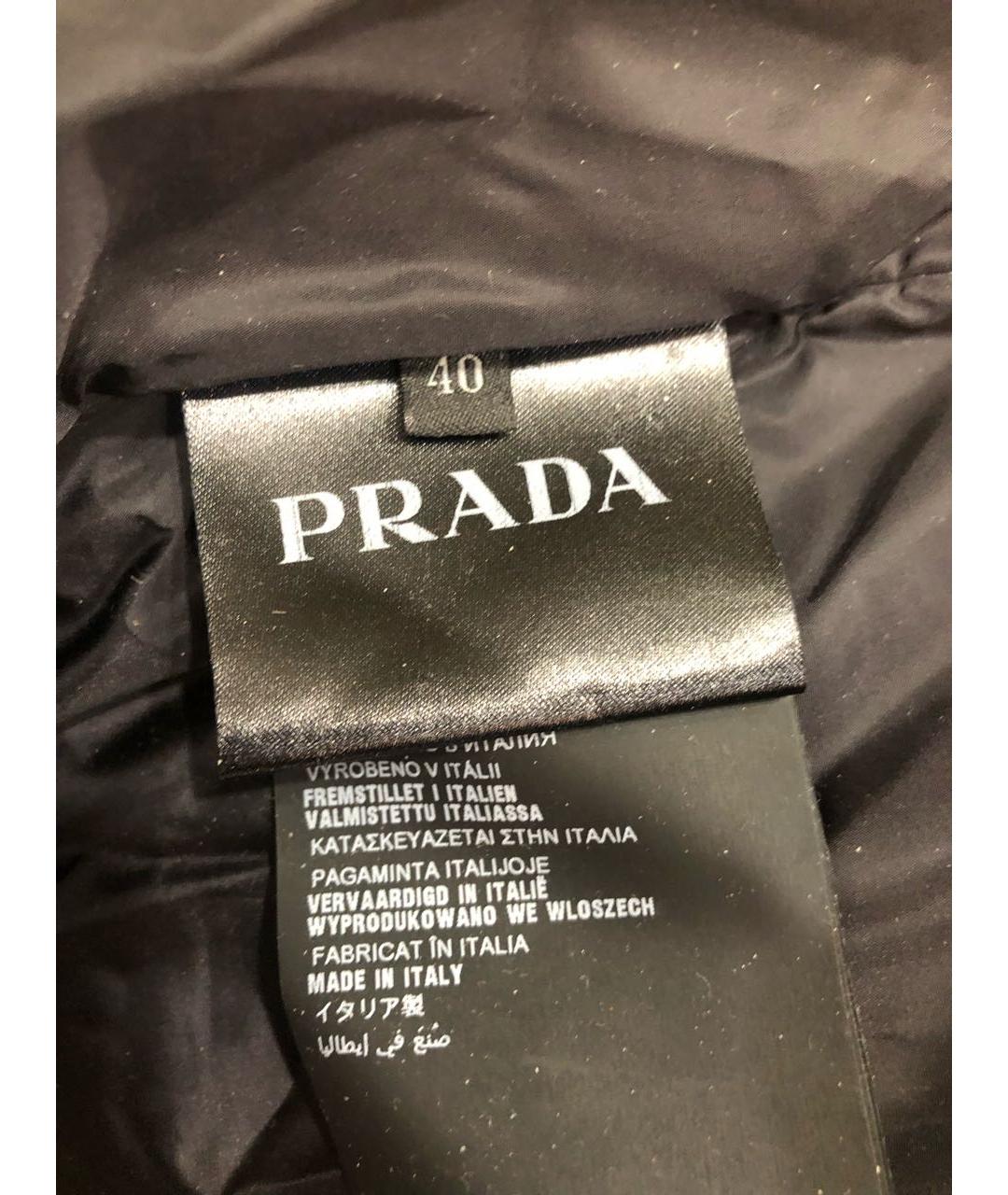 PRADA Черная куртка, фото 5