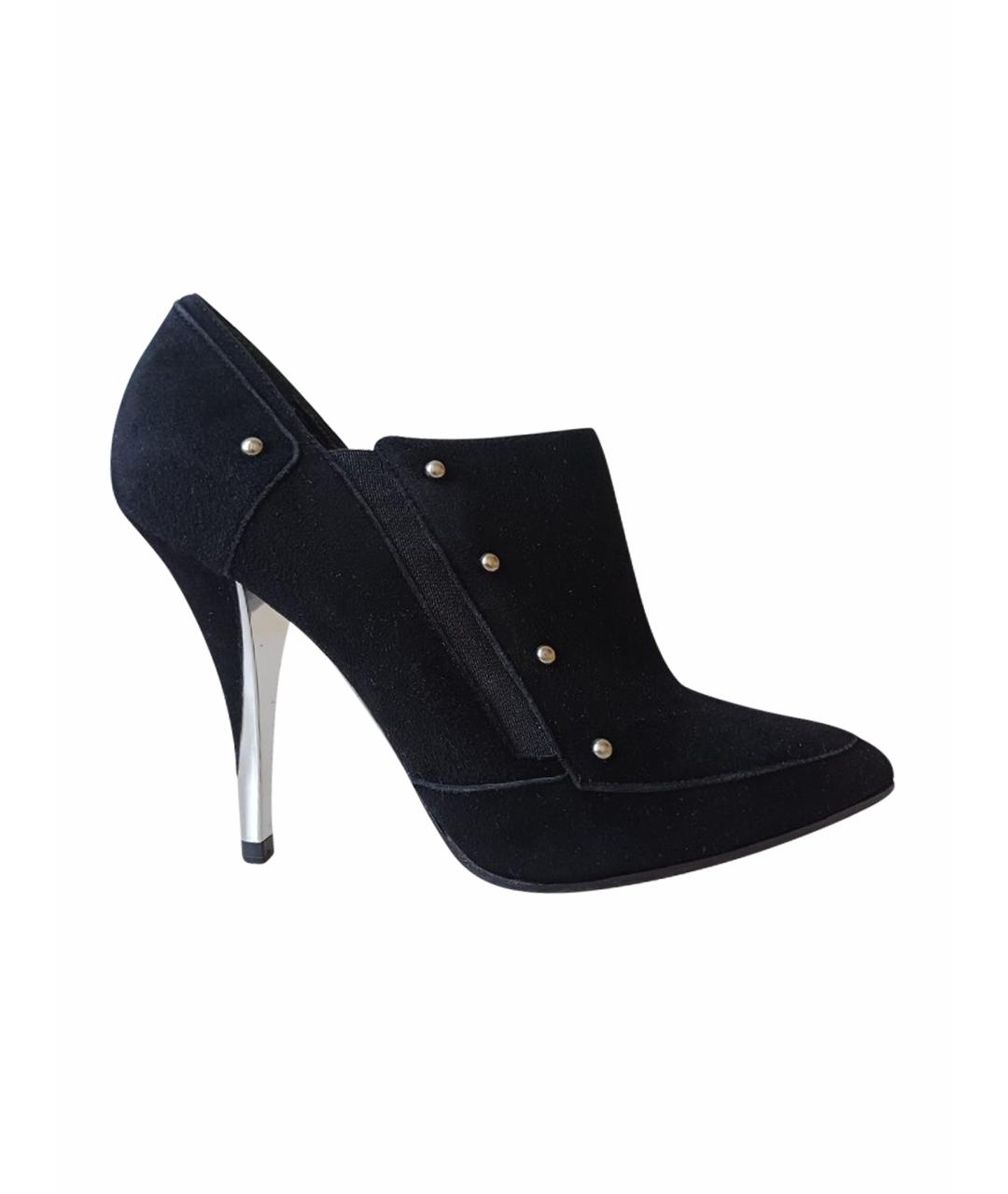 CASADEI Черные замшевые ботильоны, фото 1