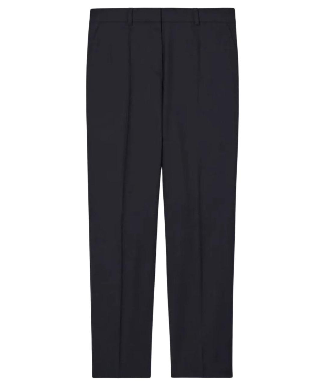 COS Темно-синие шерстяные брюки узкие, фото 1