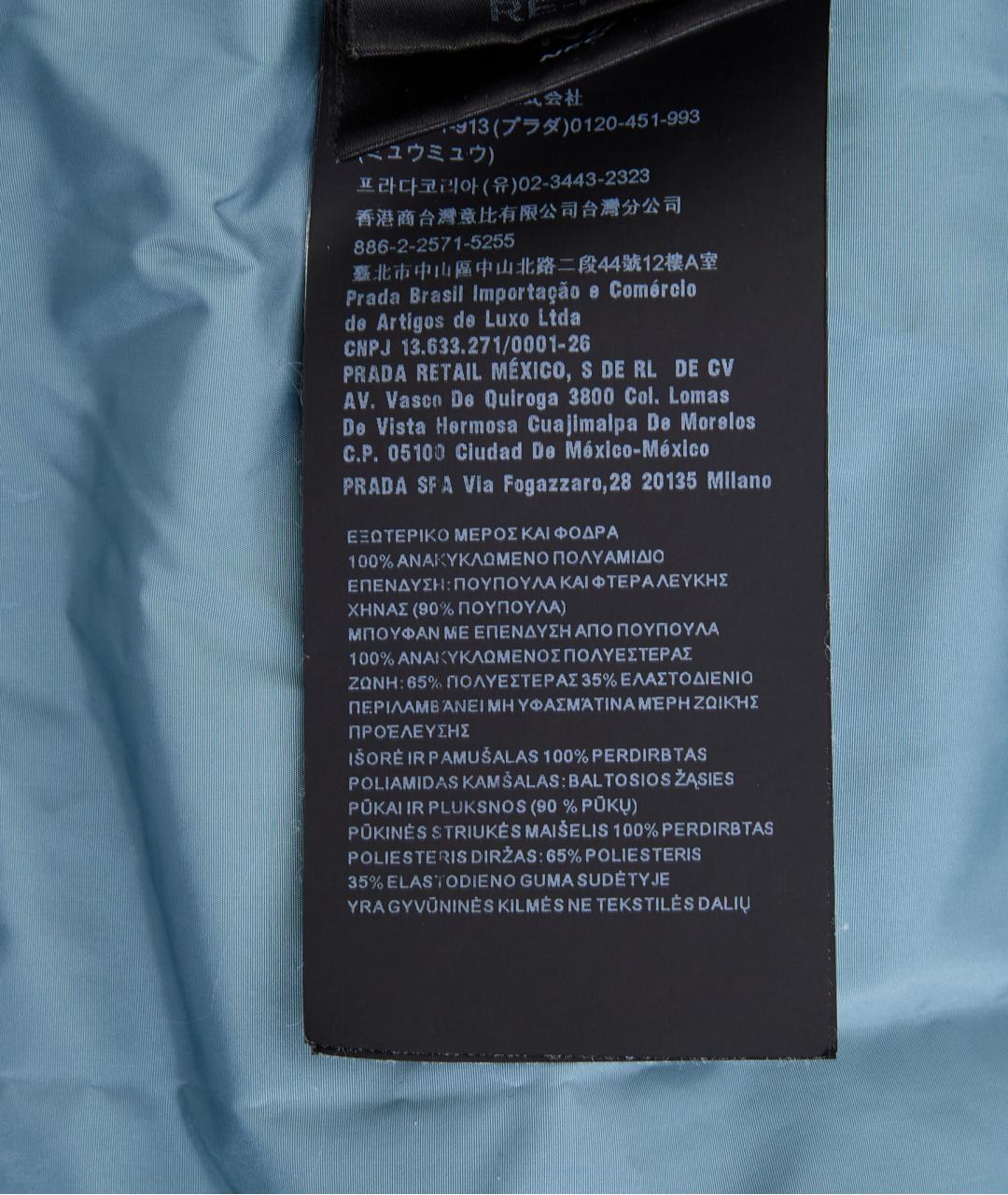 PRADA Черная полиамидовая куртка, фото 6