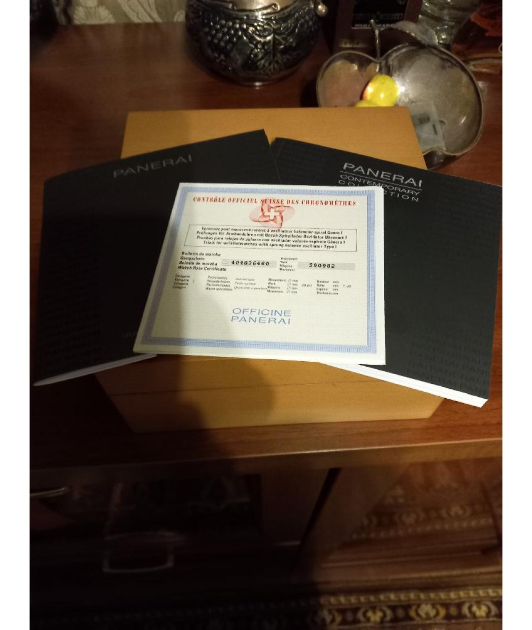 PANERAI Серебряные стальные часы, фото 7