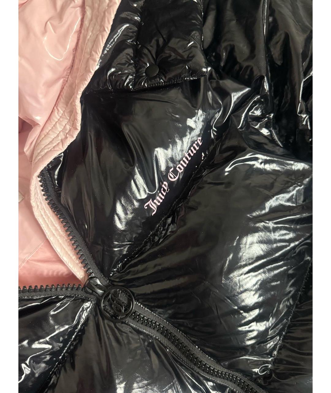 JUICY COUTURE Черный полиамидовый пуховик, фото 2