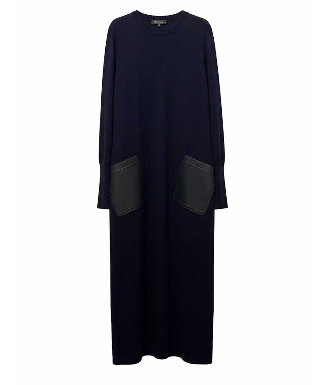 LORO PIANA Черное повседневное платье, фото 1