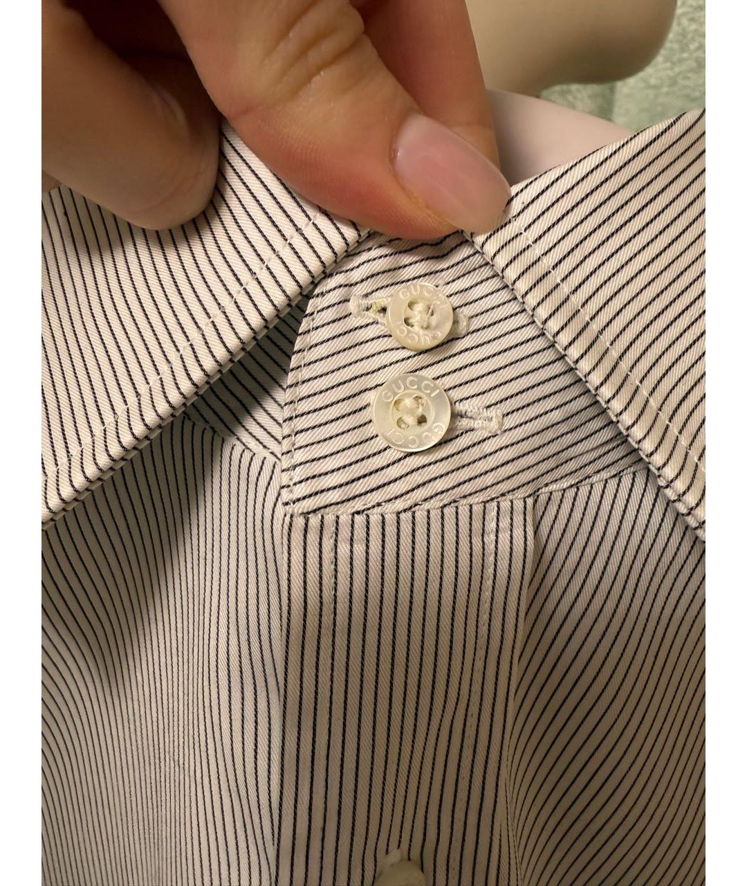 GUCCI Антрацитовая хлопковая рубашка, фото 5