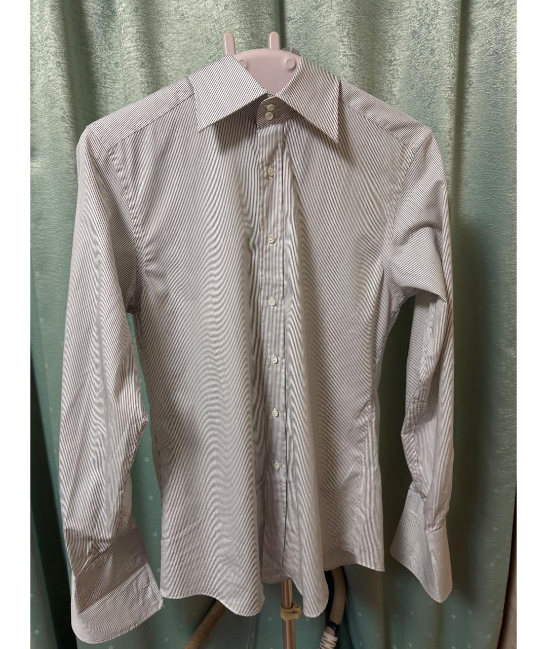 GUCCI Антрацитовая хлопковая рубашка, фото 9